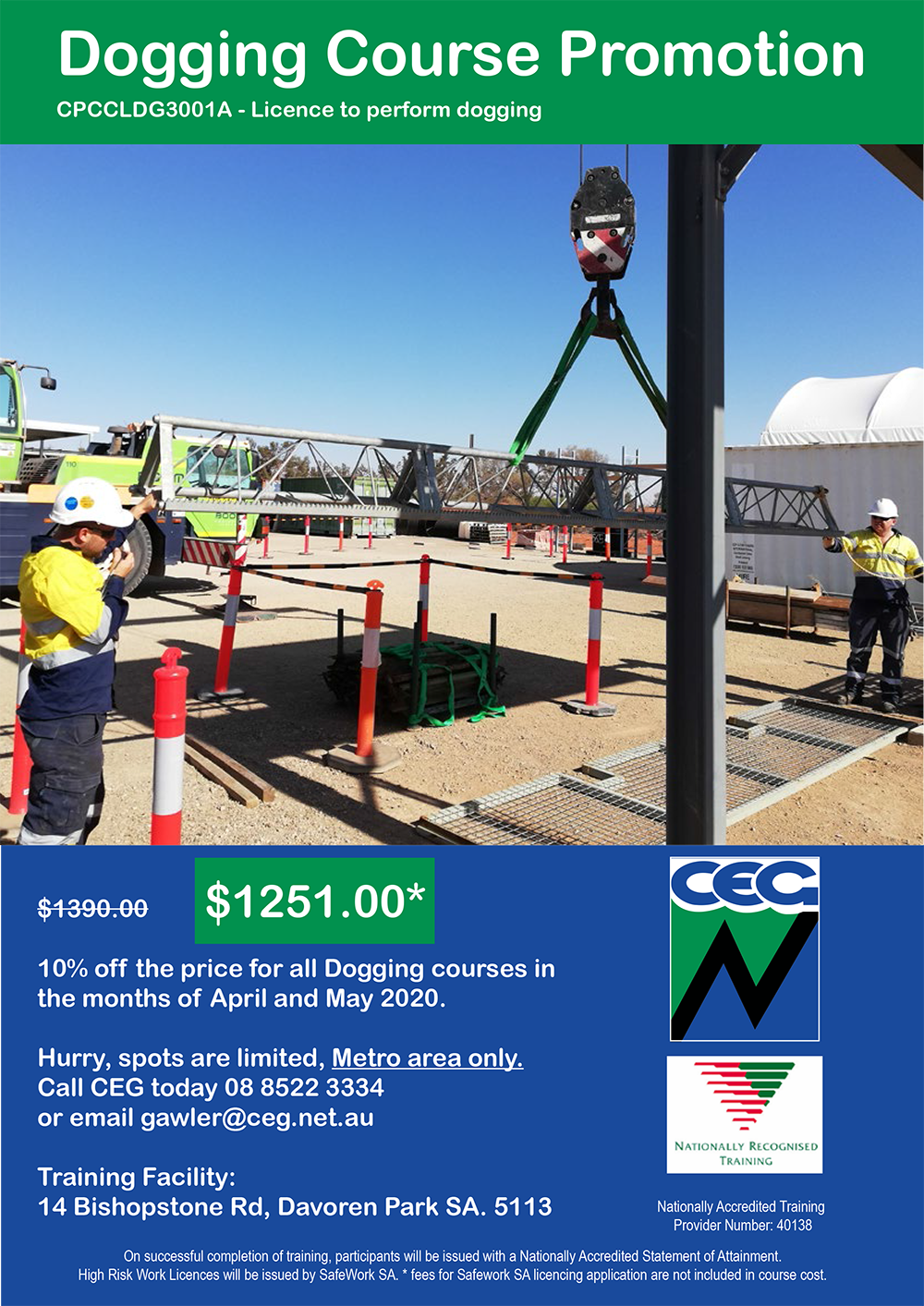 BOOM LIFT (UNDER 11M) AND SCISSOR LIFT CEG Training Partnerships